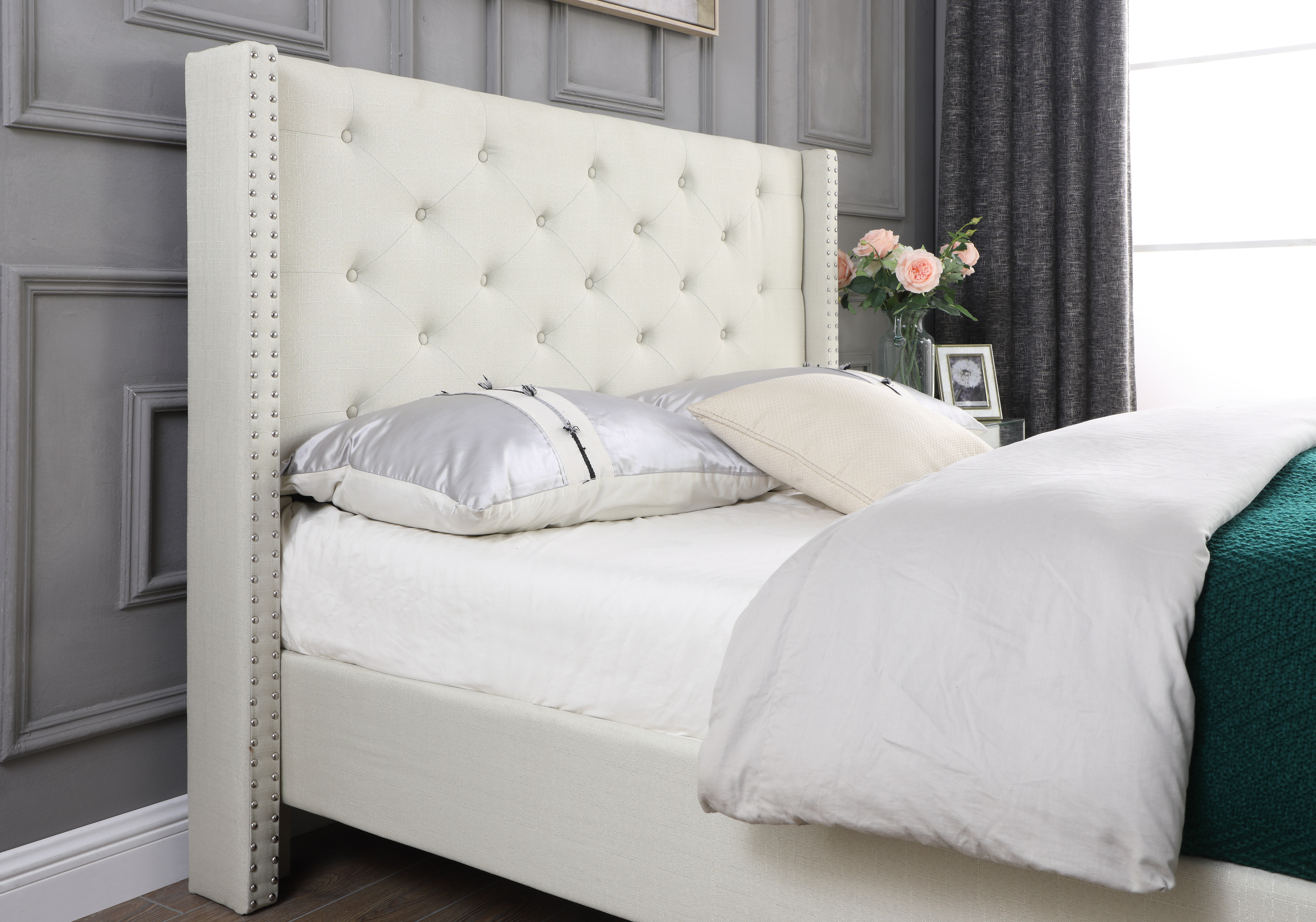 Wayfair wingback bed hotsell